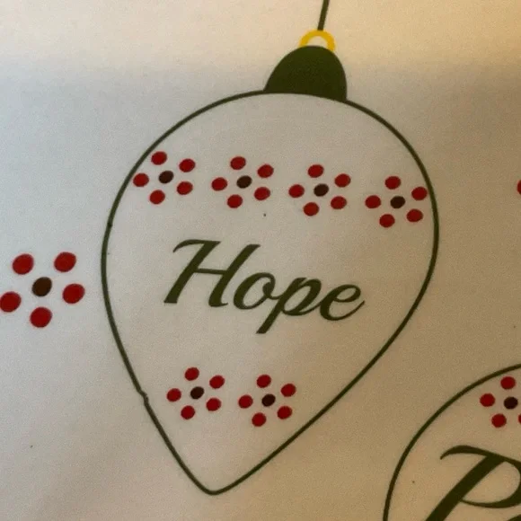 Temp-Tations 2 QT Asymmetrical Poinsettia Bowl with Cardinal and Ornaments - Picture 8 of 14